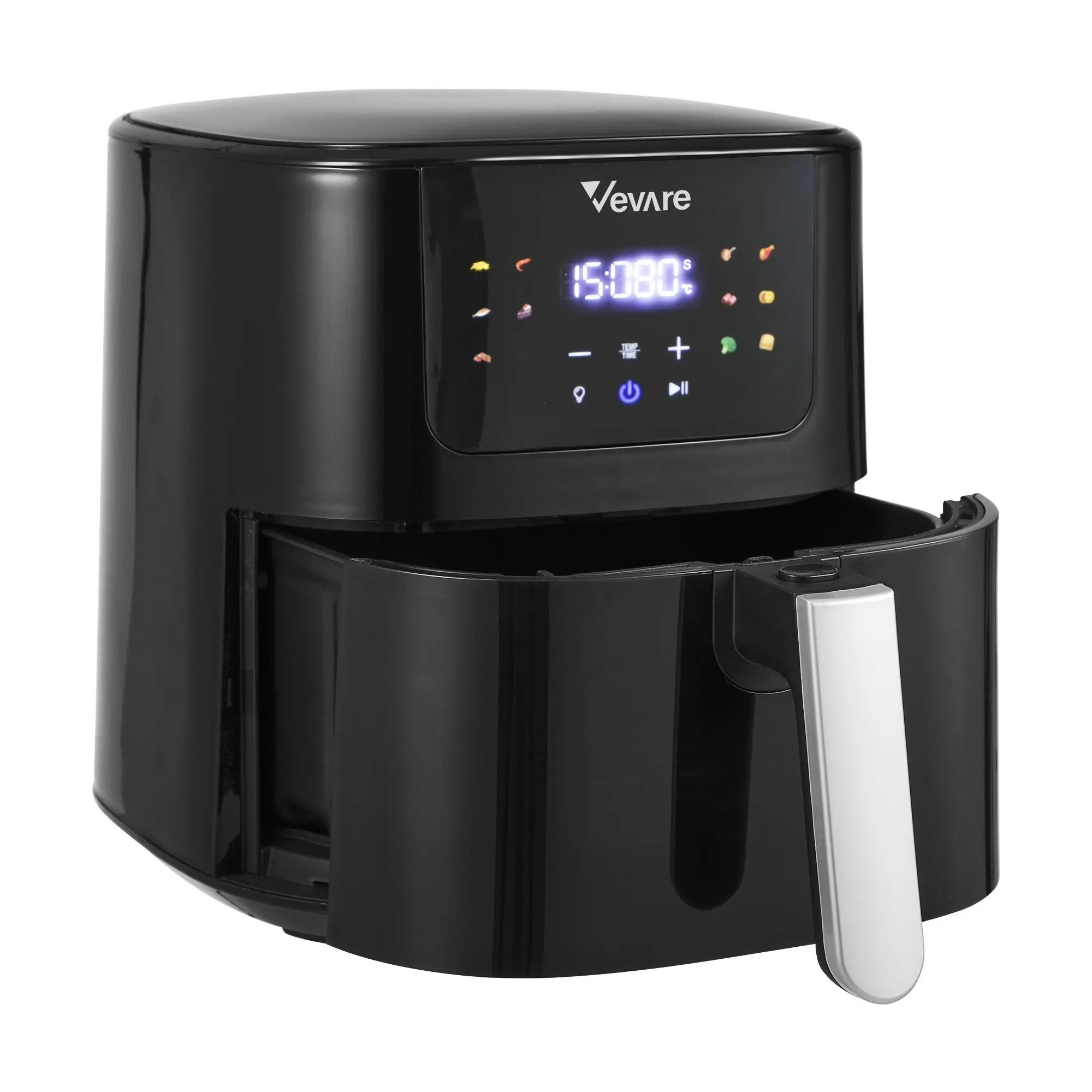 Vevare Air Fryer 5L Fryers Oven LCD Touch Oil Free Cooker 1500W Kitchen