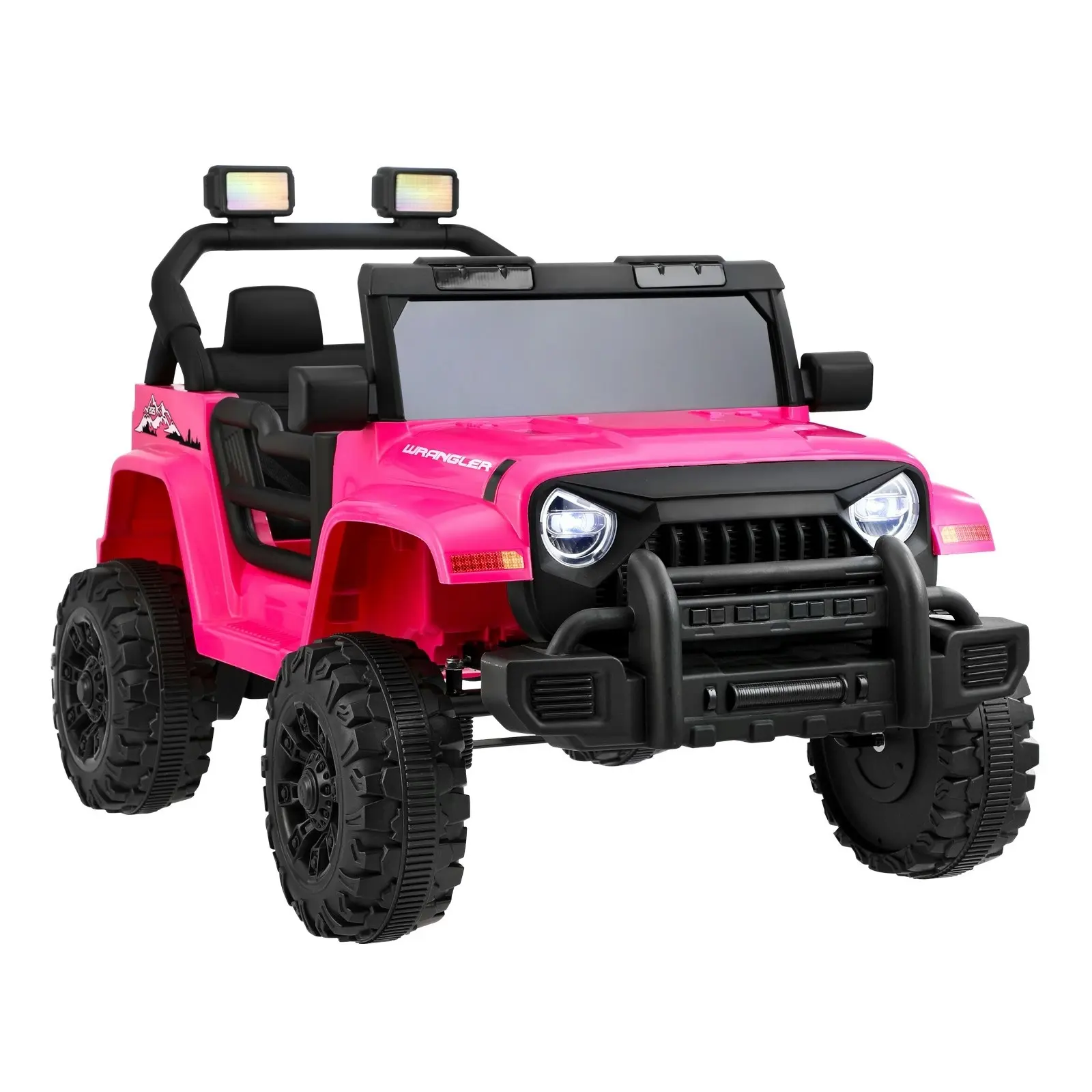 Mazam Kids Ride On Cars Remote Control 12V Electric Toy Jeep Horn Music Car Pink