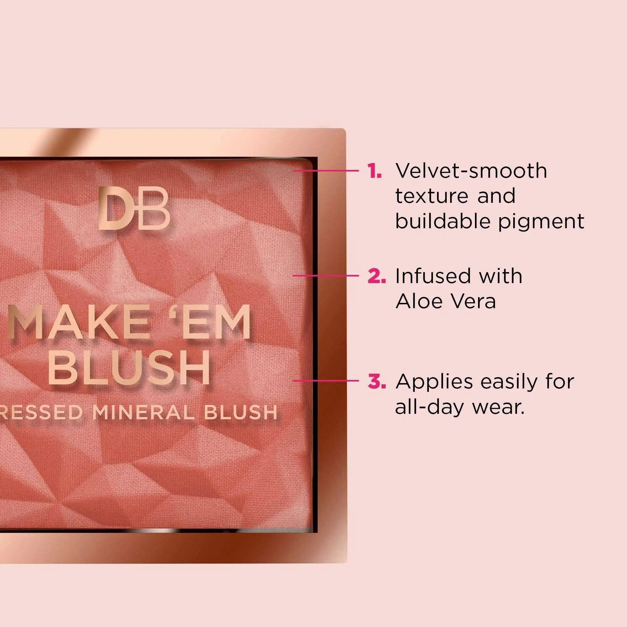 Designer Brands Make 'Em Blush Pressed Mineral Blush Nude Glow