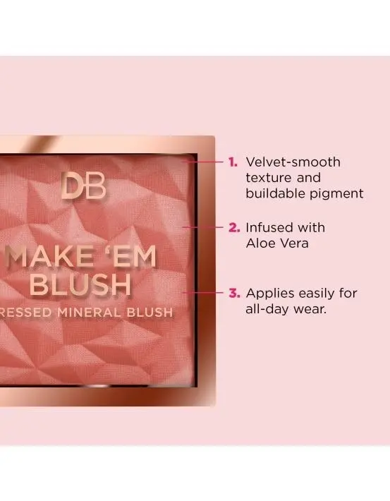 Designer Brands Make 'Em Blush Pressed Mineral Blush Nude Glow