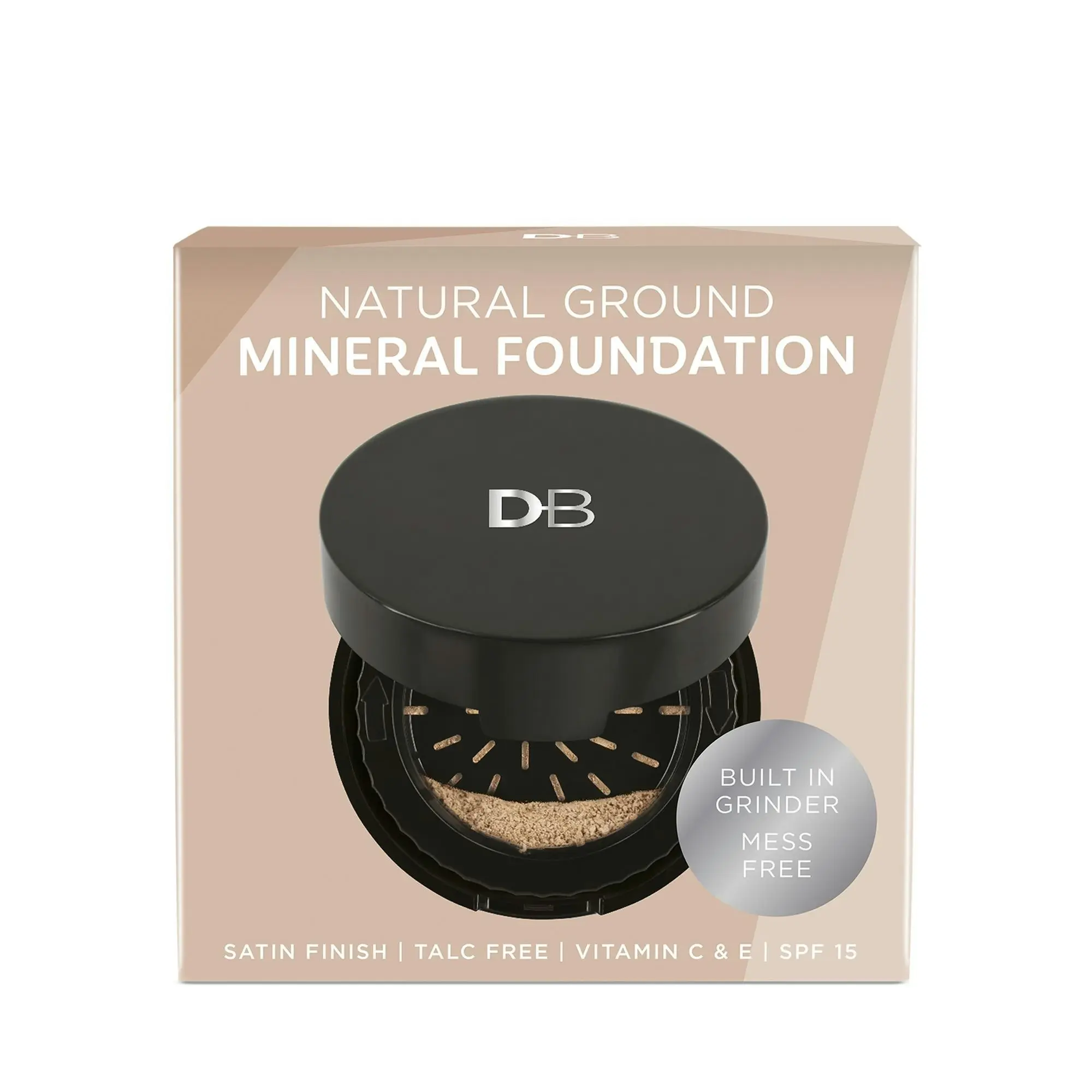 Designer Brands Natural Ground Mineral Foundation Light