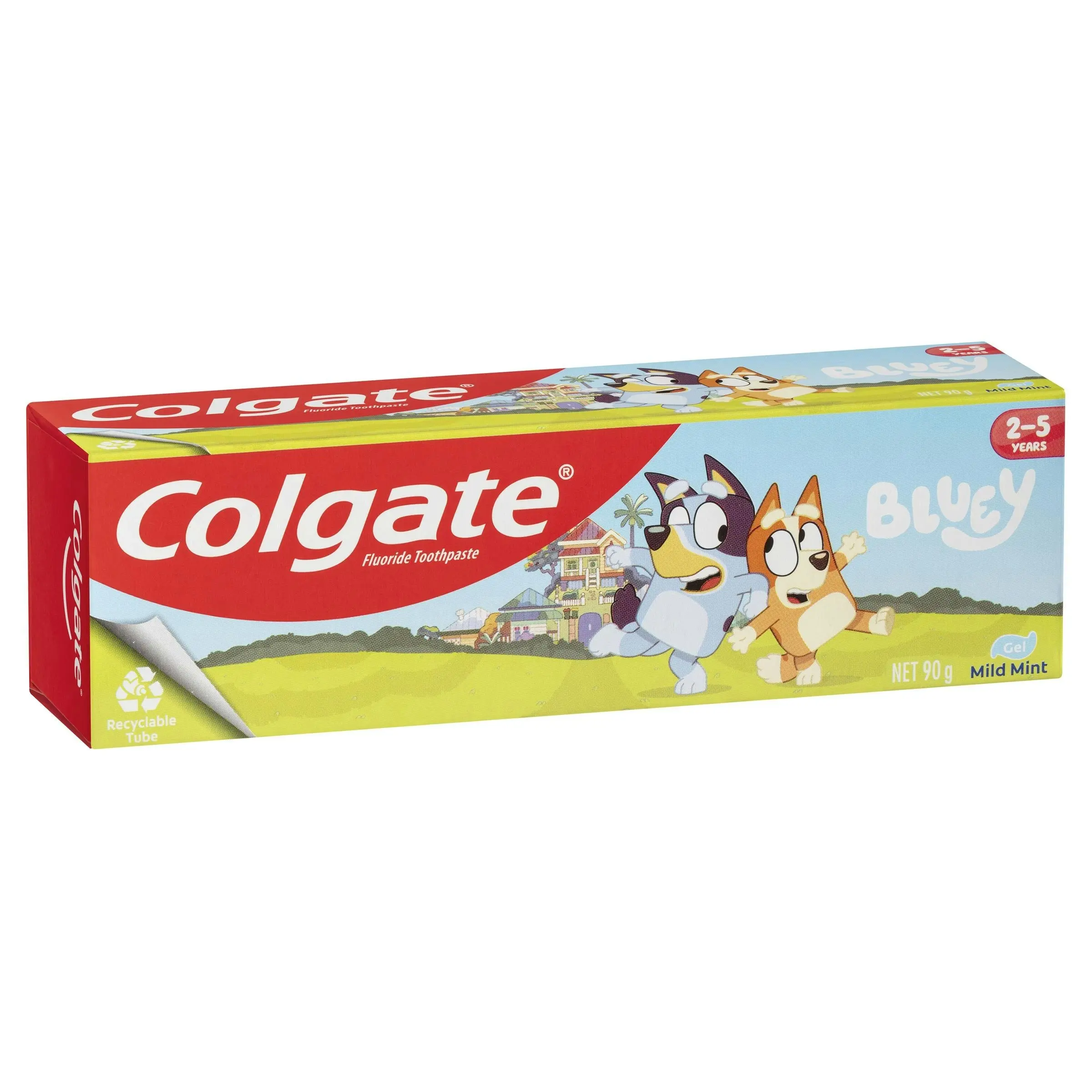 Colgate Kids Bluey Toothpaste 2-5 Years Mild Mint 90g