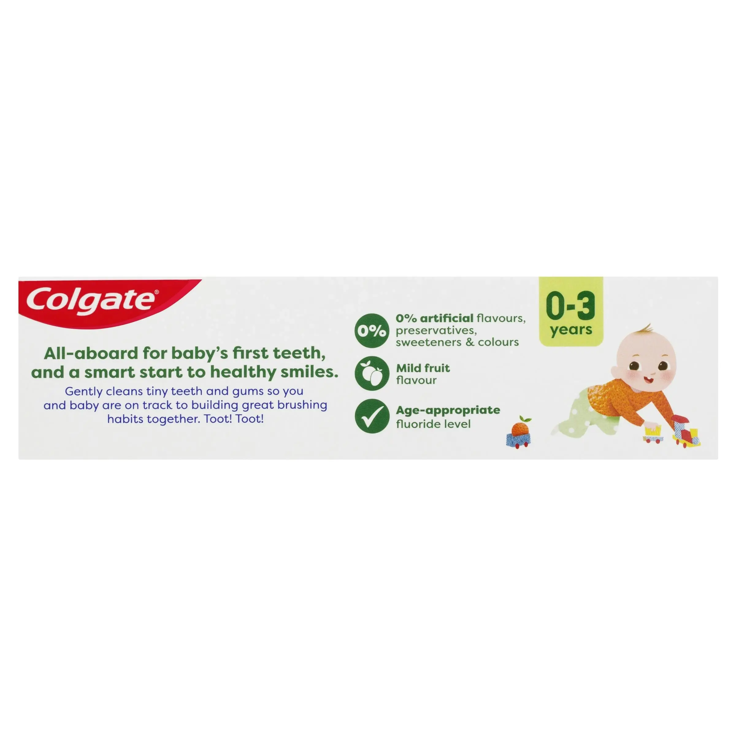 Colgate Kids Toothpaste 0-3 Years Mild Fruit 80g