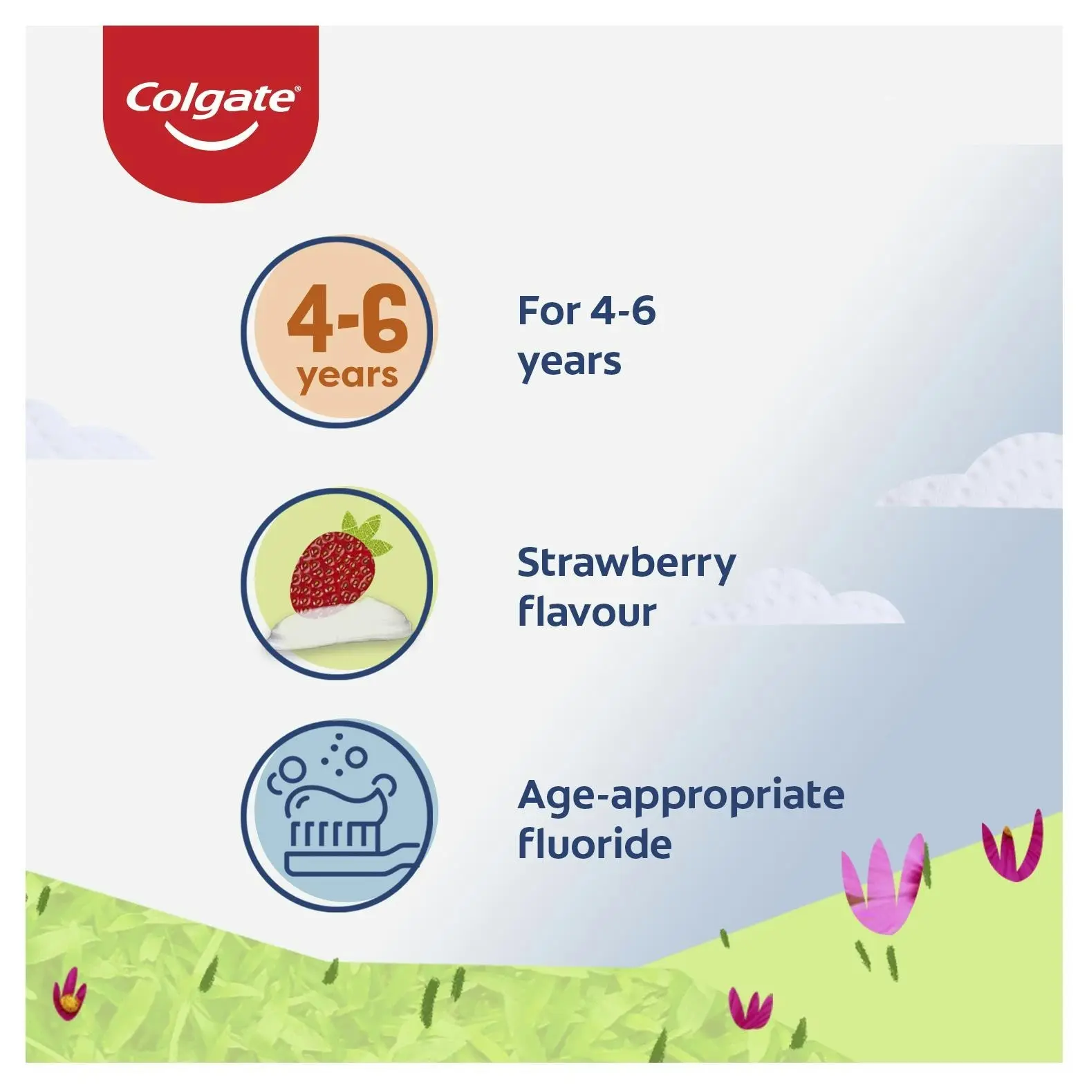 Colgate Kids Strawberry Toothpaste 4-6 Years 80g