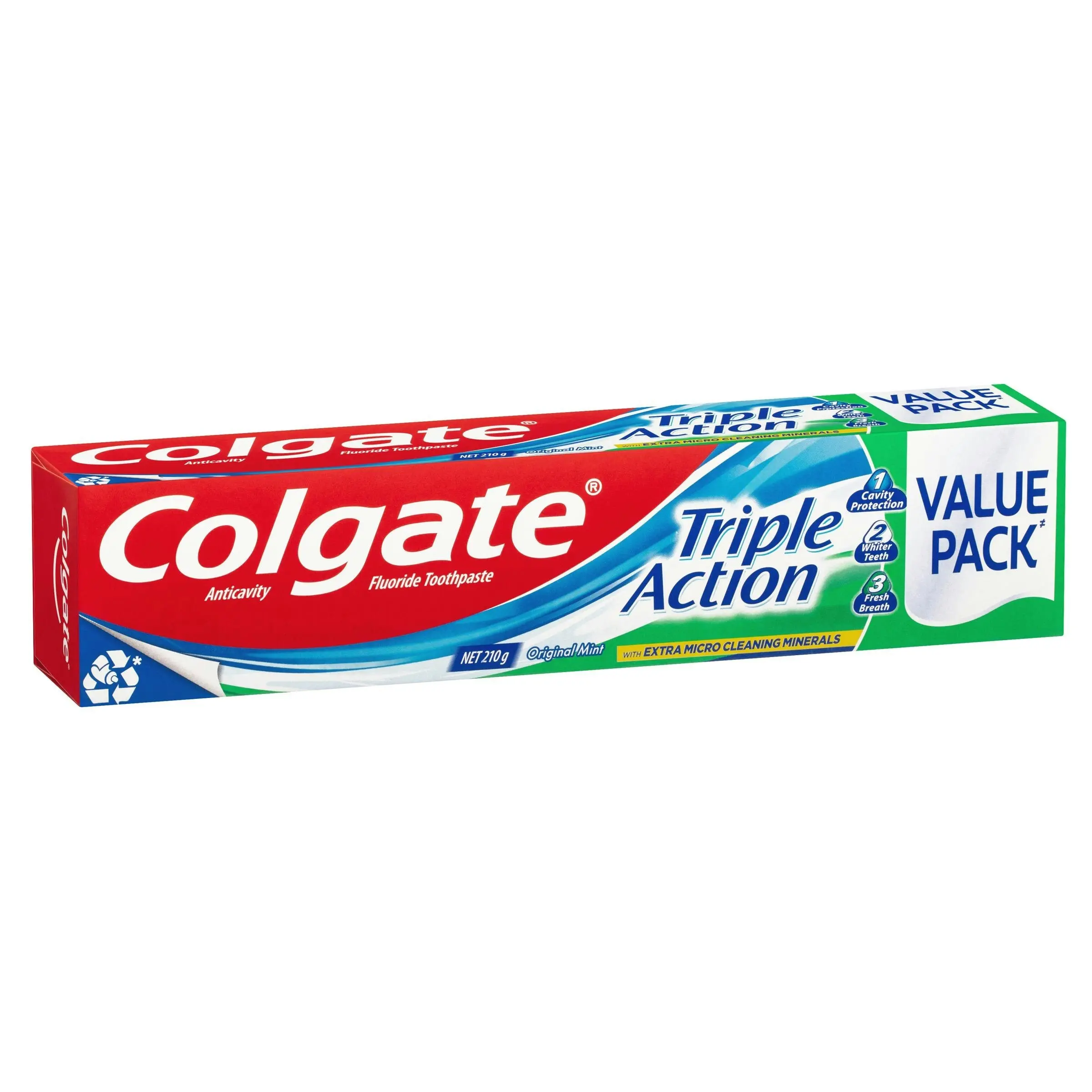 Colgate Triple Action Mint Toothpaste 210g