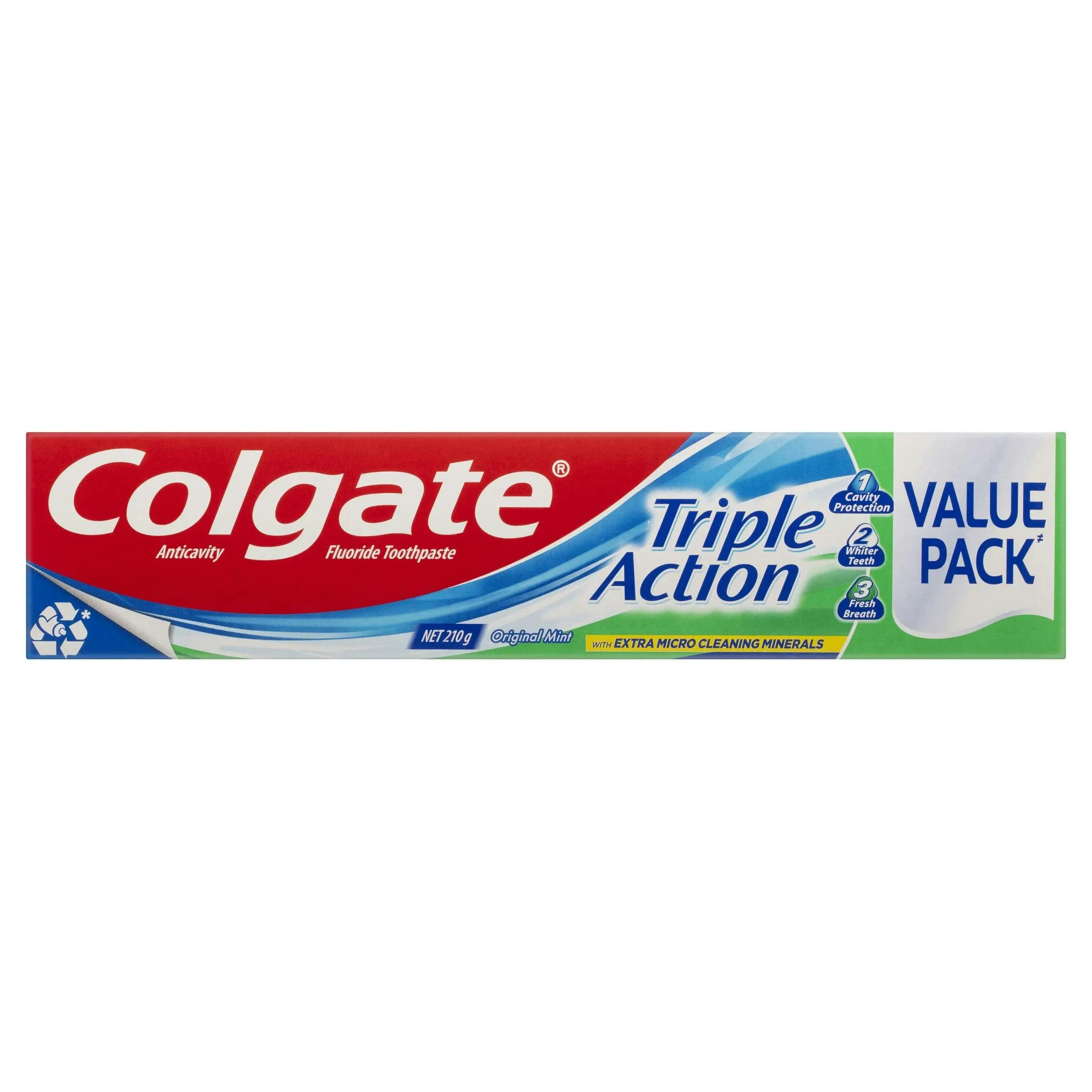 Colgate Triple Action Mint Toothpaste 210g