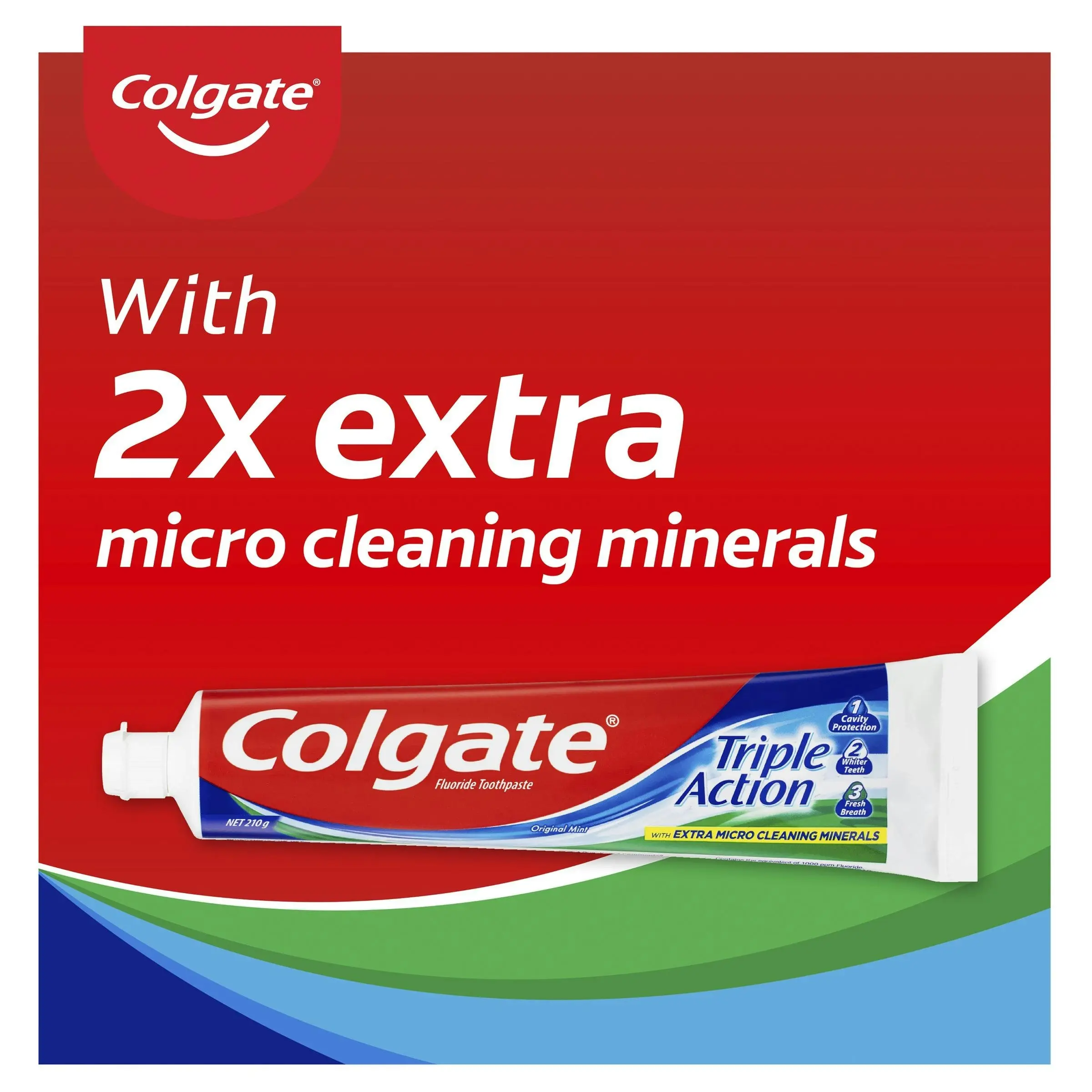 Colgate Triple Action Mint Toothpaste 210g