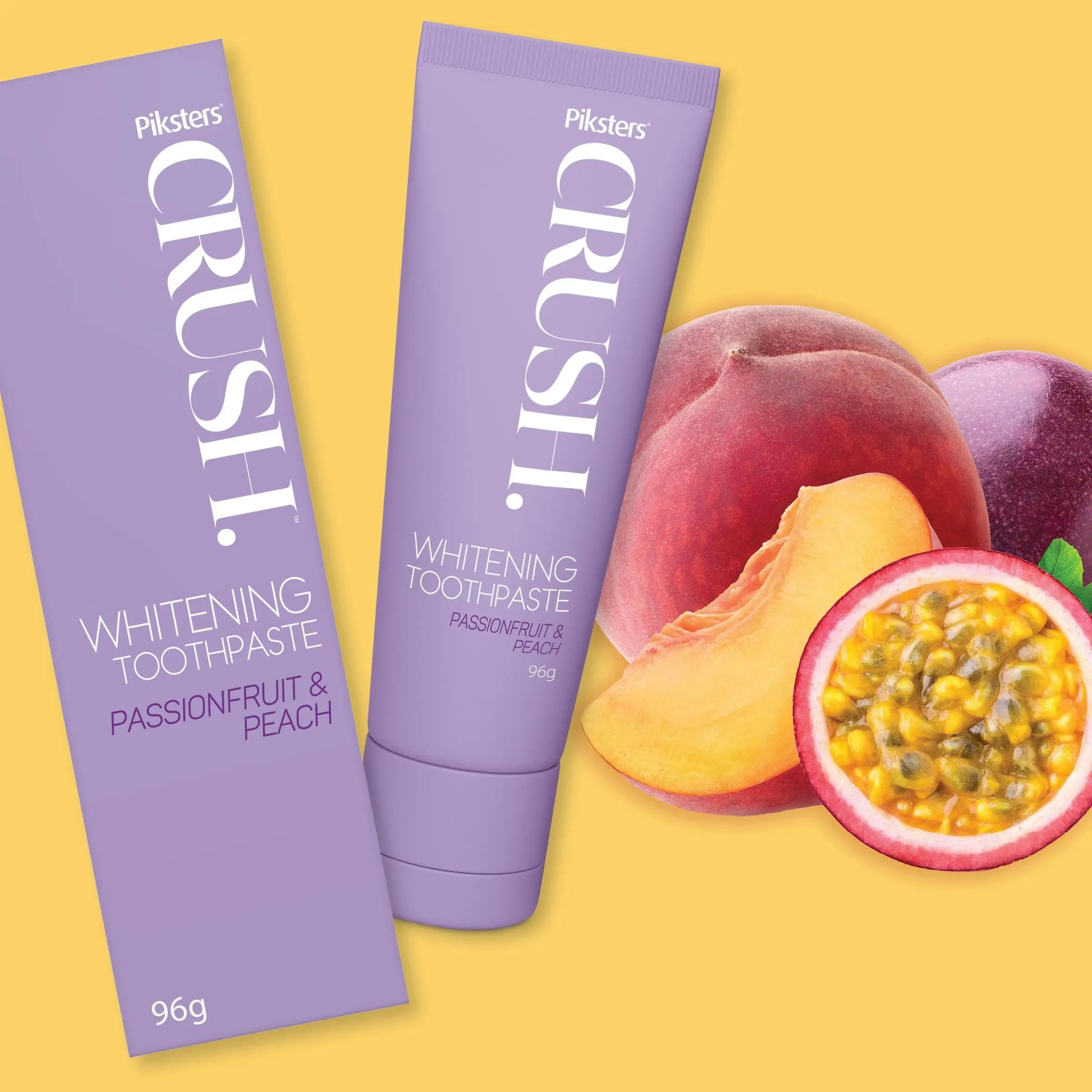 Piksters Crush Whitening Toothpaste Passionfruit 96g