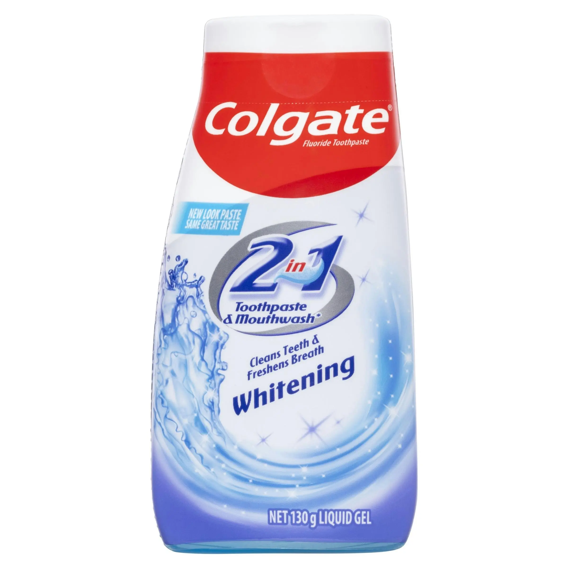 Colgate 2 in 1 Toothpaste & Mouthwash Whitening 130g