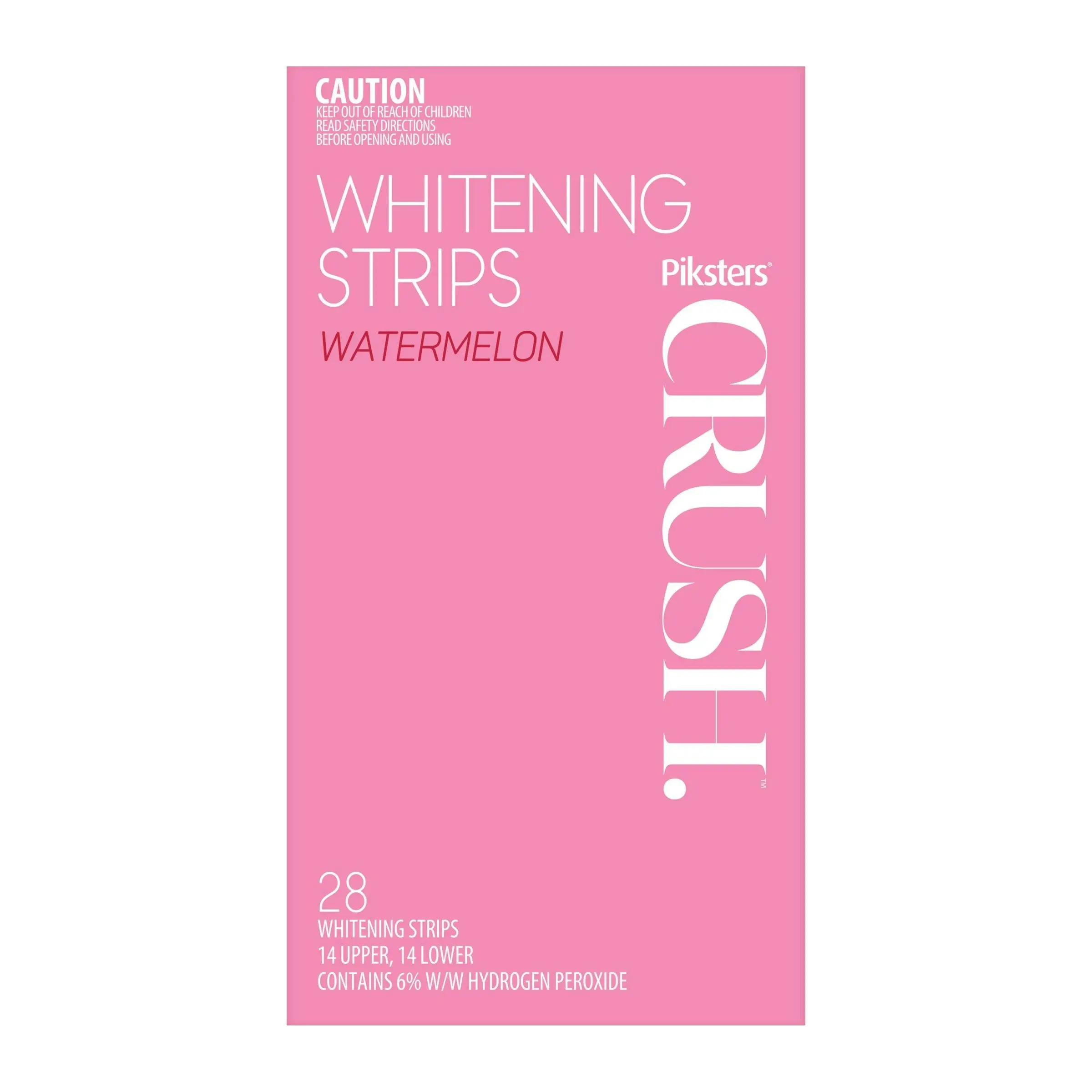 Piksters Crush Whitening Strips Watermelon 28 Pack