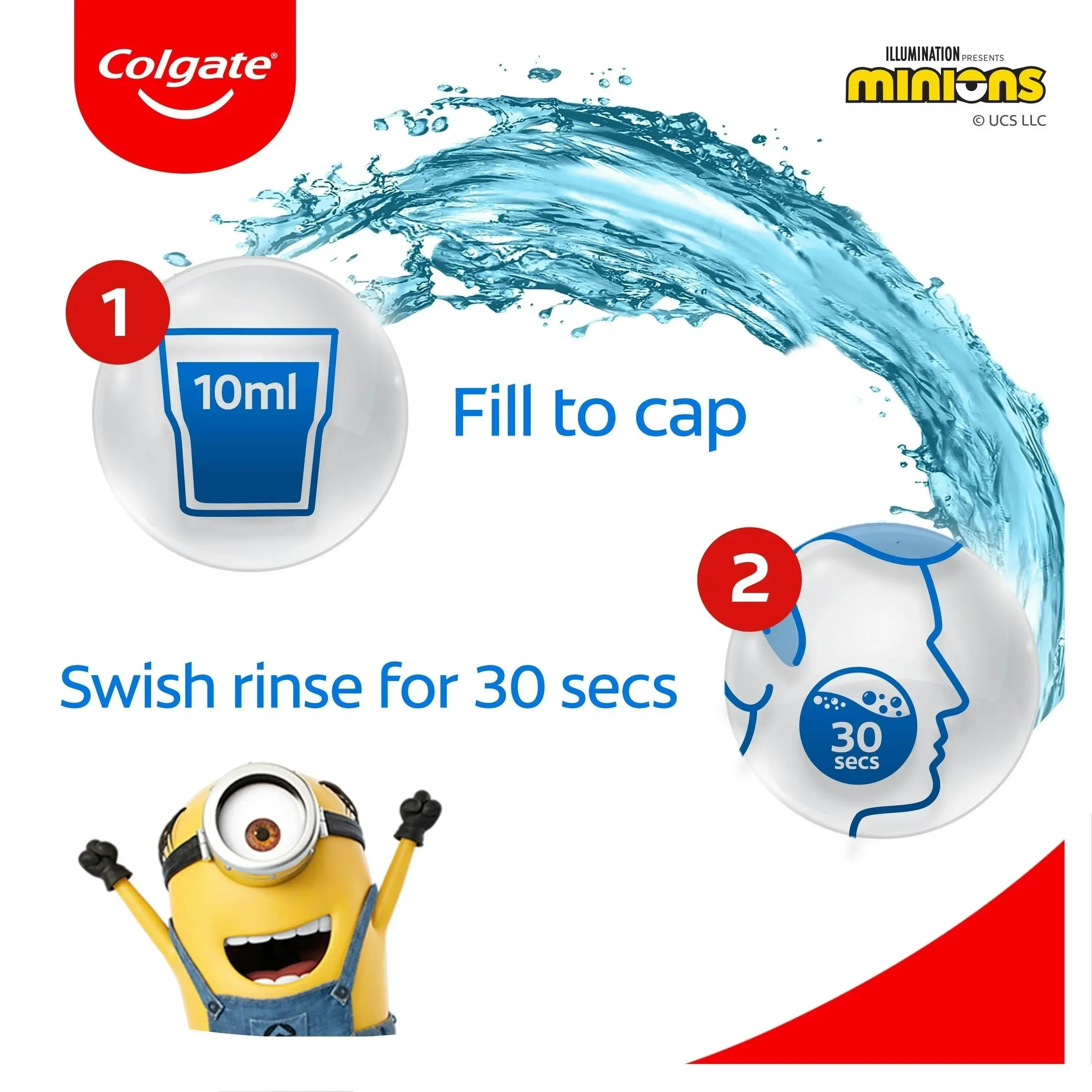 Colgate Kids Minions Anticavity Fluoride Rinse 250ml