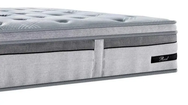 Real Roland Elite Memory Foam Euro Pillow Top Pocket Spring Mattress 27cm Thickness Single Size