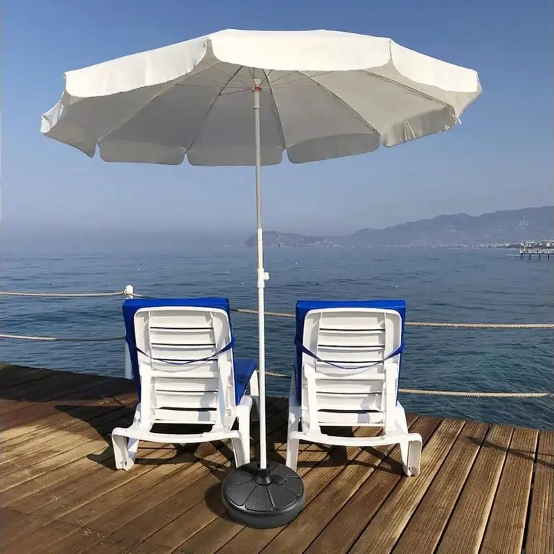 Outdoor Umbrella Stand Sand Water Filled Round Base Holder