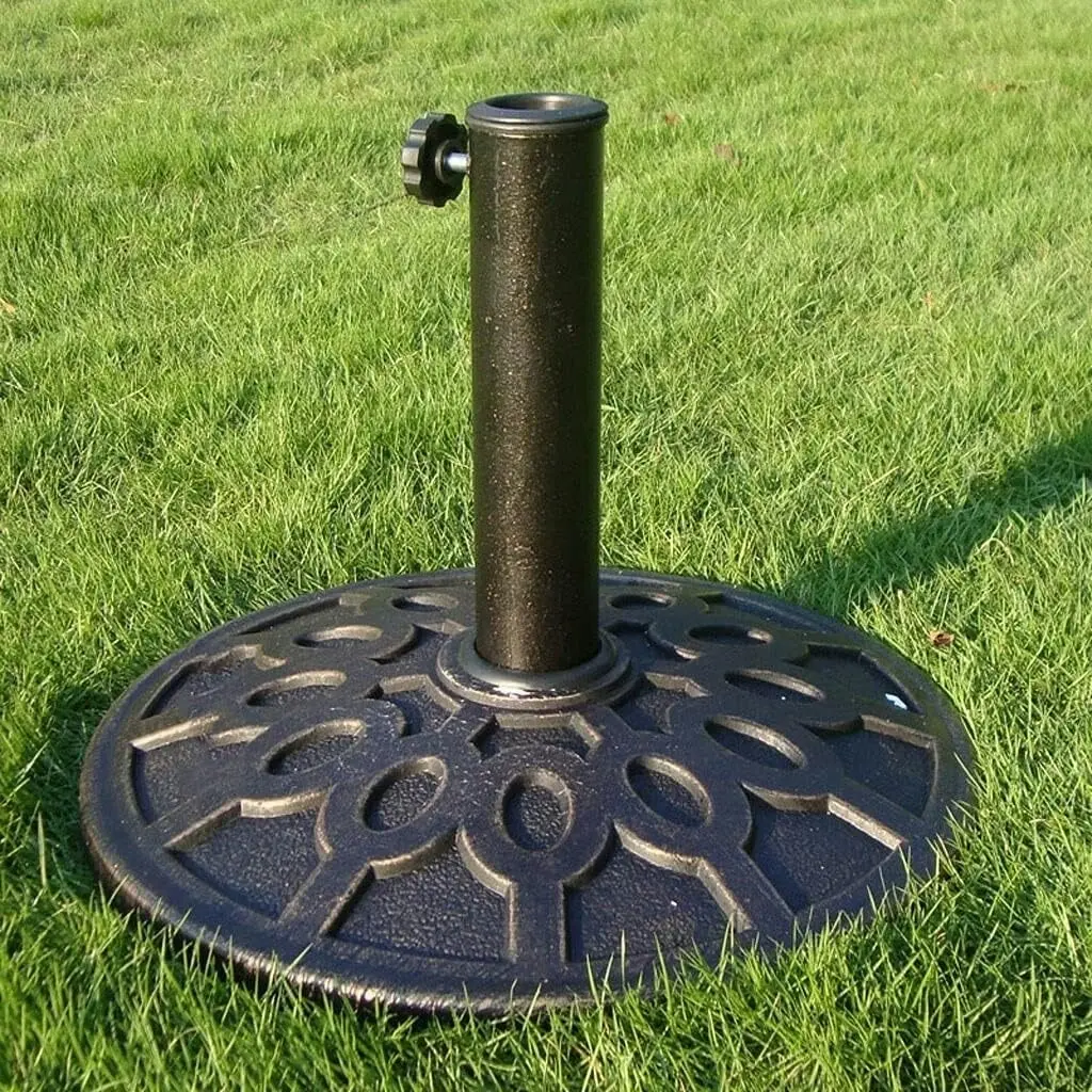 Alfresco Stylish Solid Iron Heavy Duty Outdoor Patio Umbrella Base Stand