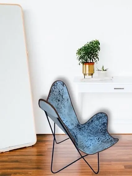 Smart Butterfly Chair Hide Leather Chair