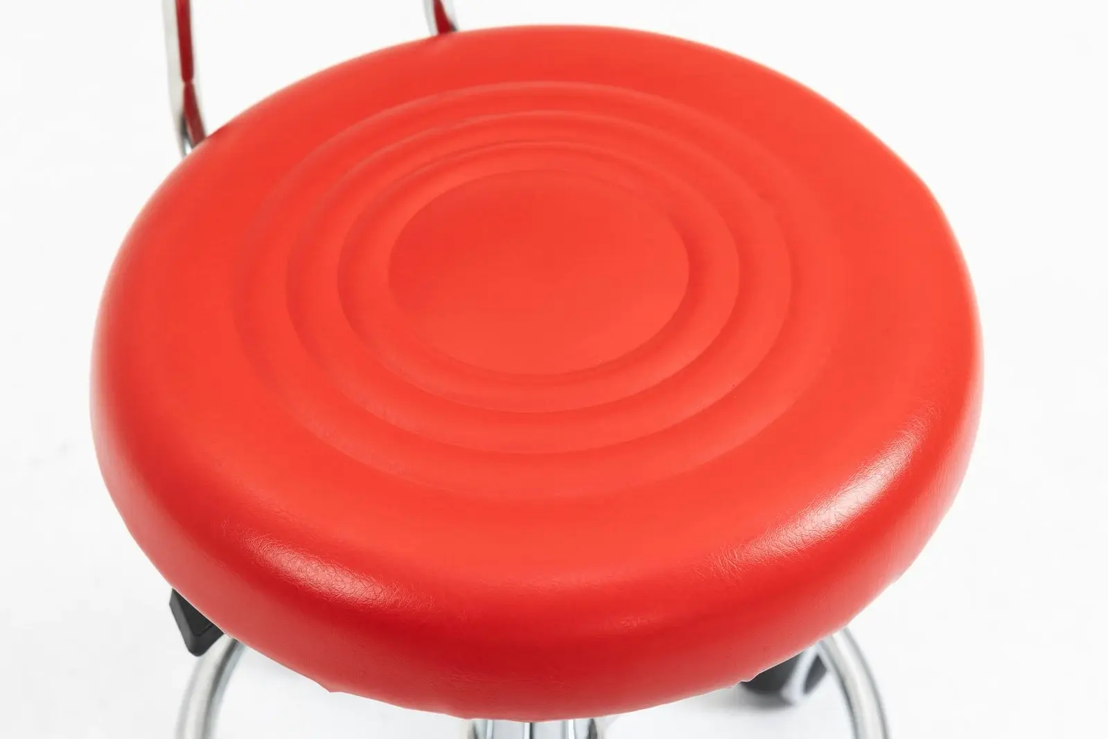 Varossa Multipurpose Essential Office Student Computer Chair Bar Stool (Red)