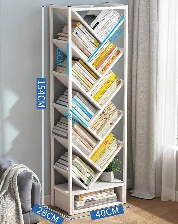 Broadway 11 Shelving Bookshelf Display Cabinet Shelf Bookcase Organizer (White)