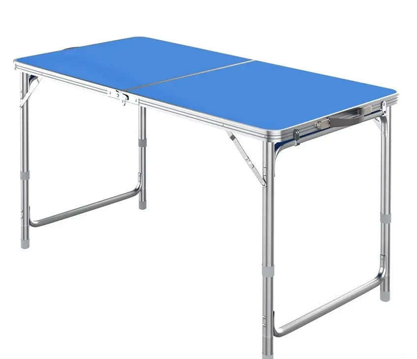 5-Piece Outdoor Camp Setting Folding Table & Chairs Set (Blue)