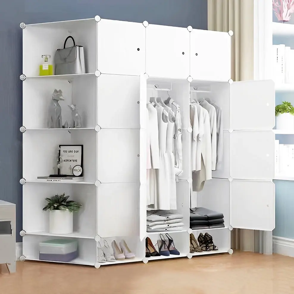 Large Combination Cabinet DYI Storage Cube Closet Cupboard Wardrobe