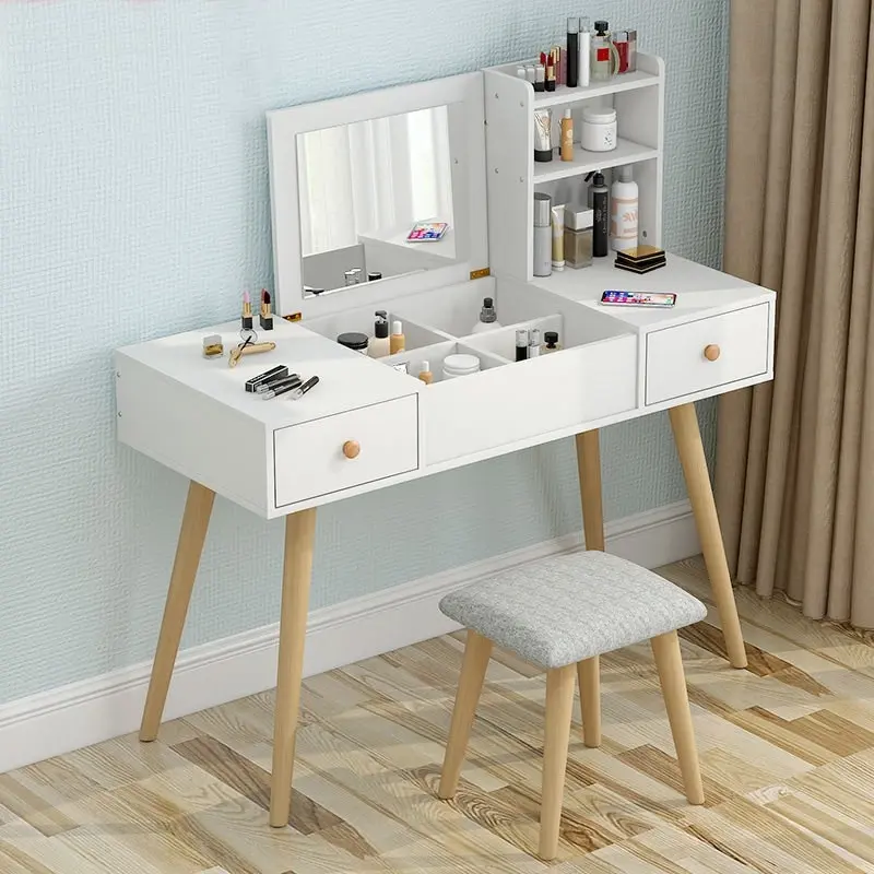 LED Luminous Lioness Dresser Vanity Table with Mirror and Storage Drawers (Copy)