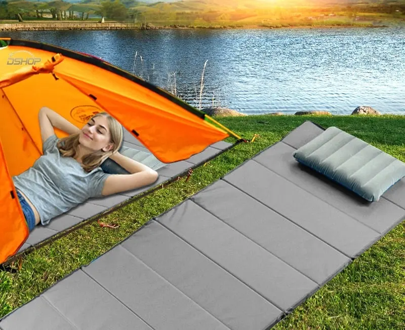 Folding Mattress Camping Sleeping Mat Pad Portable Bed