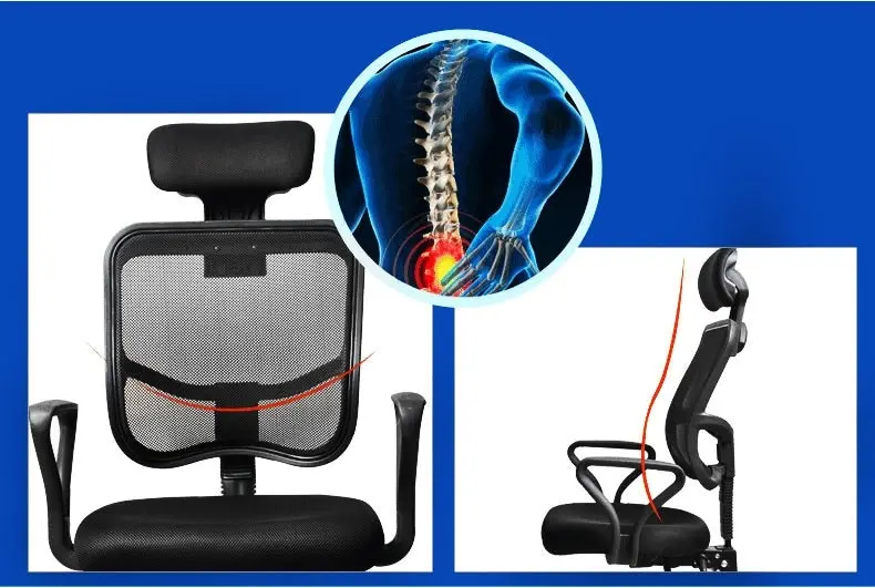 Advanced High Back Deluxe Ergonomic Office Chair (Black)