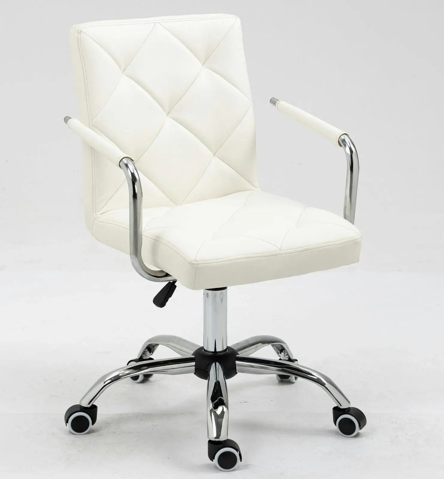 Focus PU Leather Office Chair (White)