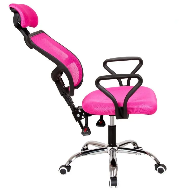 Advanced High Back Deluxe Ergonomic Office Chair (Pink)