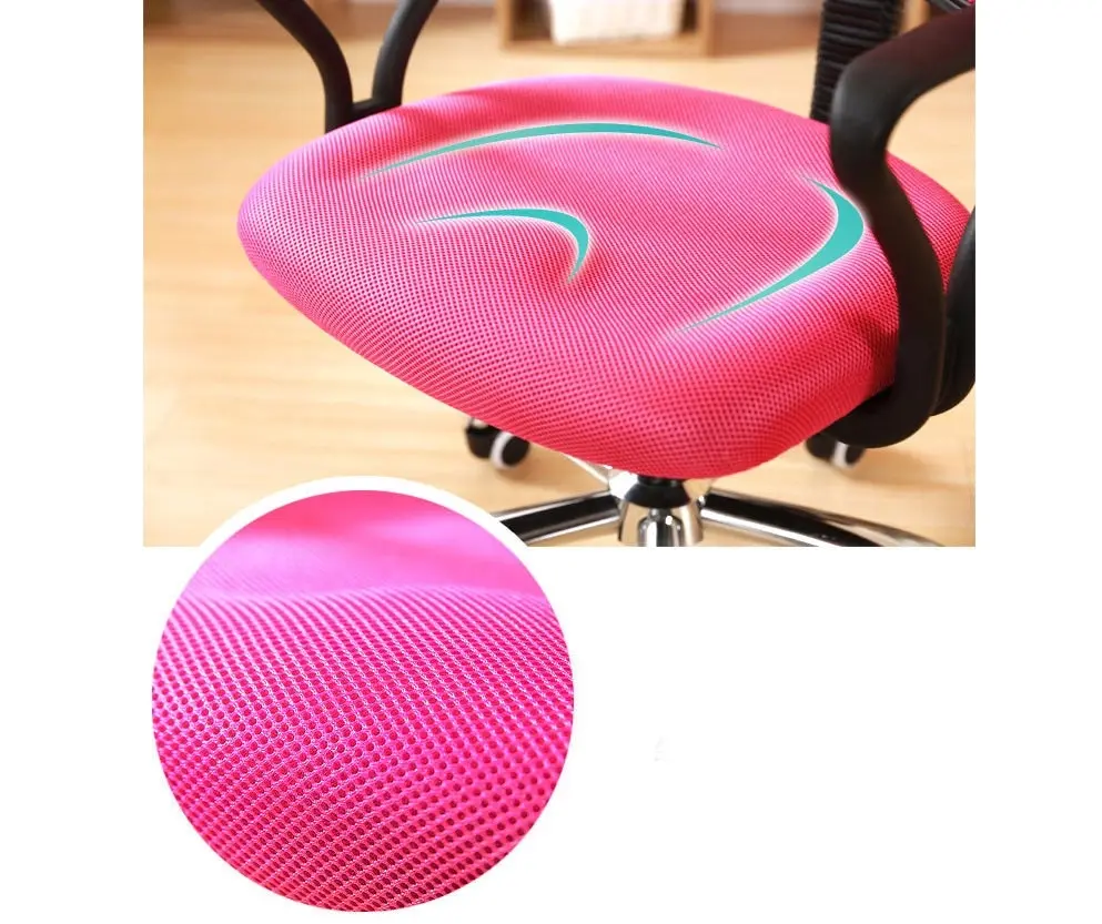 Advanced High Back Deluxe Ergonomic Office Chair (Pink)