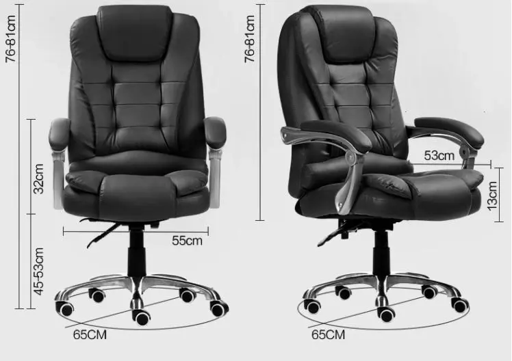 Apex Deluxe Executive Reclining Office Chair (White /Cream)