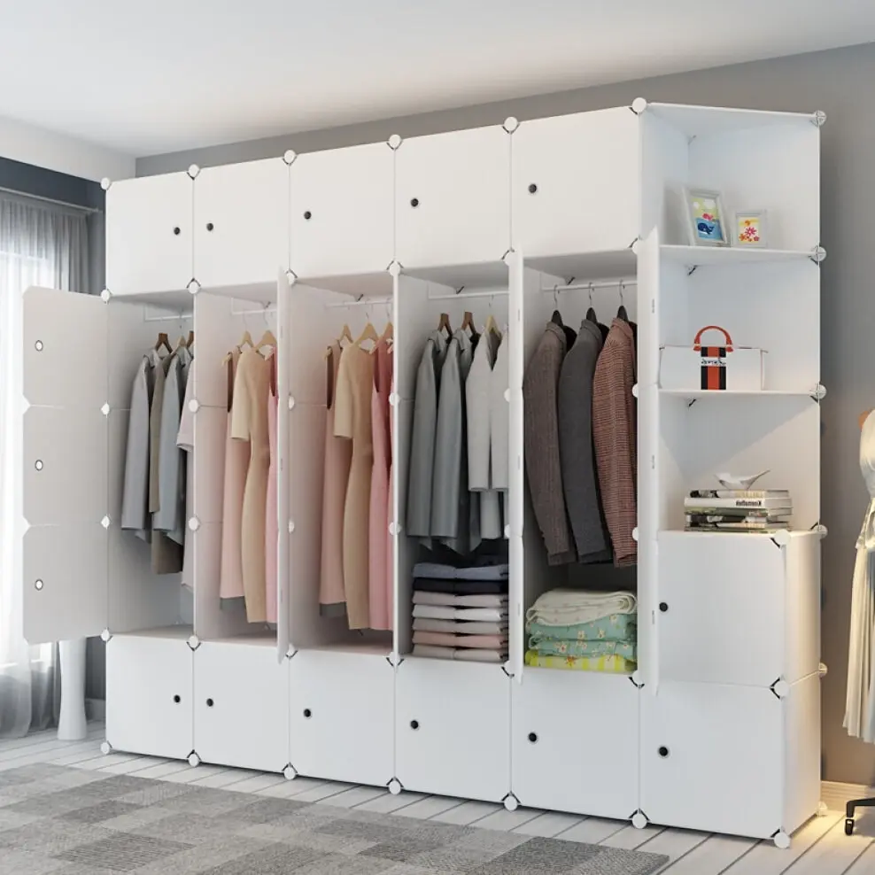 XXL DIY Cube Storage Cupboard Combination Wardrobe