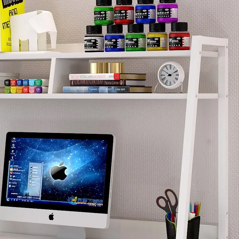 Liberty Computer Desk Workstation with Shelves & Drawers (White)