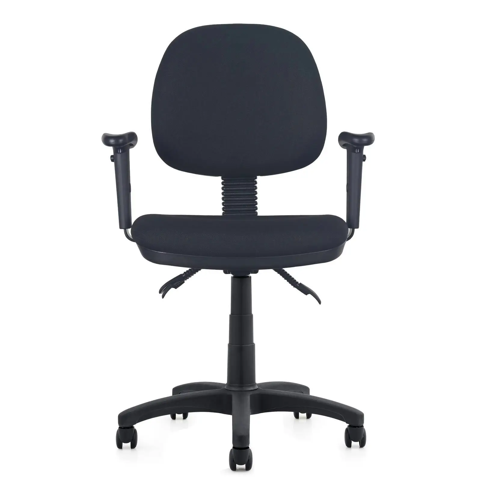 Advanced Premium Heavy Duty 3-Lever Fully Ergonomic Commercial Office Task Chair (Black)