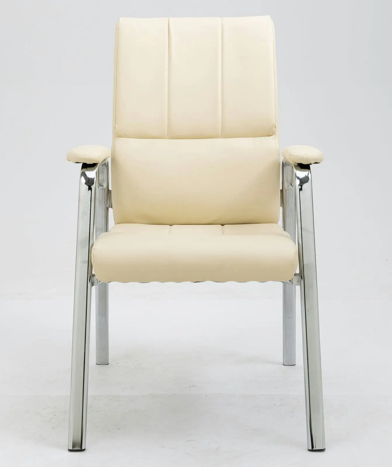 2 x Elite Executive Office Visitor Conference Chair (Ivory - Set of 2)