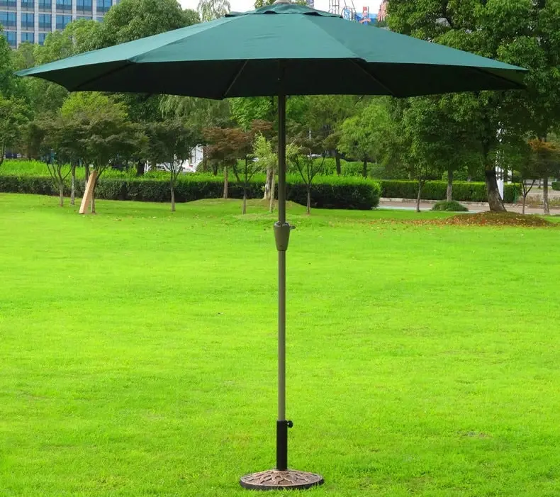 Alfresco 3m Steel Outdoor Umbrella (Green)