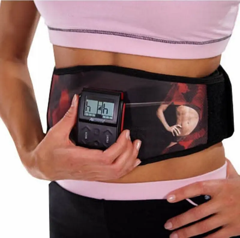 Ab Gym Belt Electronic Abdominal Fitness Tronic Fat Burning Work Out Program