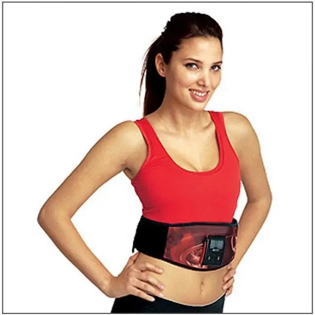 Ab Gym Belt Electronic Abdominal Fitness Tronic Fat Burning Work Out Program