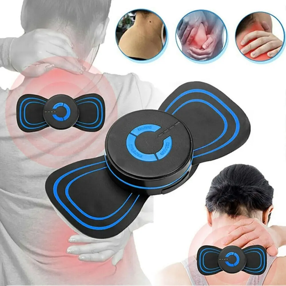 EMS Neck Massager Electromagnetic Wave Tens Cervical Vertebrae Pain Relief Device