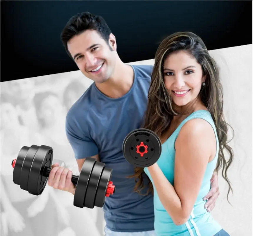 Fitplus Dumbbell Weights Set - 40kg (2 x 20kg)