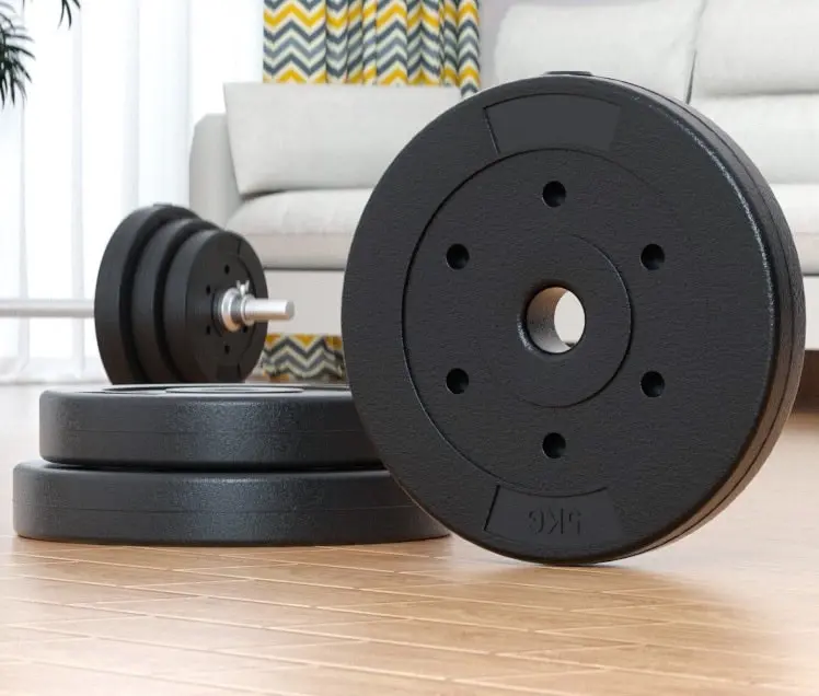 2 x 15kg Barbell Weight Plates Set 30kg Weights