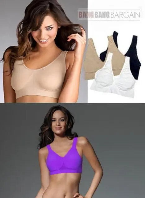 3 x Pack Seamless Sports Bras