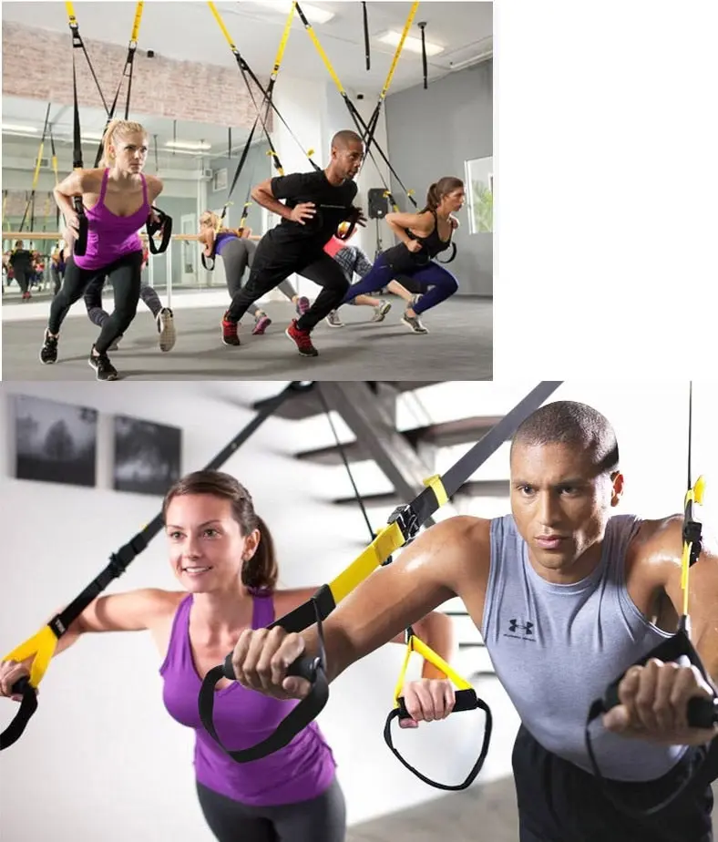 Professional Total Fitness Resistance Straps Gym Suspension System