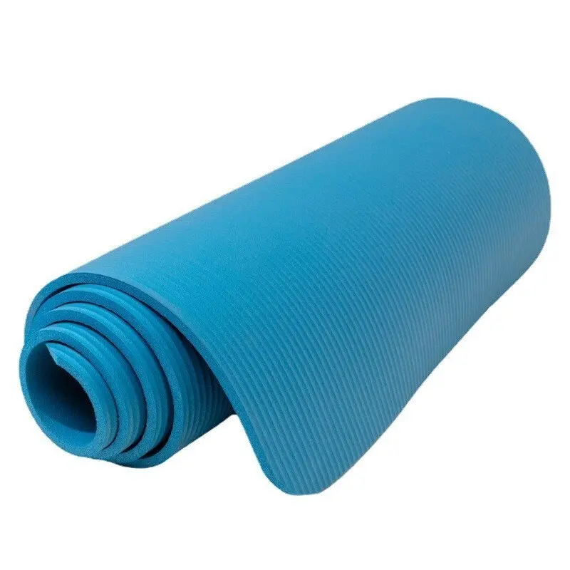 Health and Fitness Extra Thick Yoga Mat 8mm (Blue)