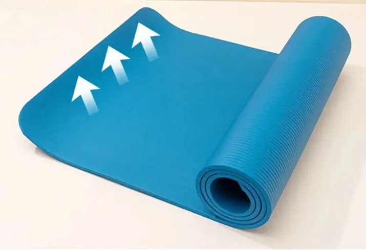 Health and Fitness Extra Thick Yoga Mat 8mm (Blue)