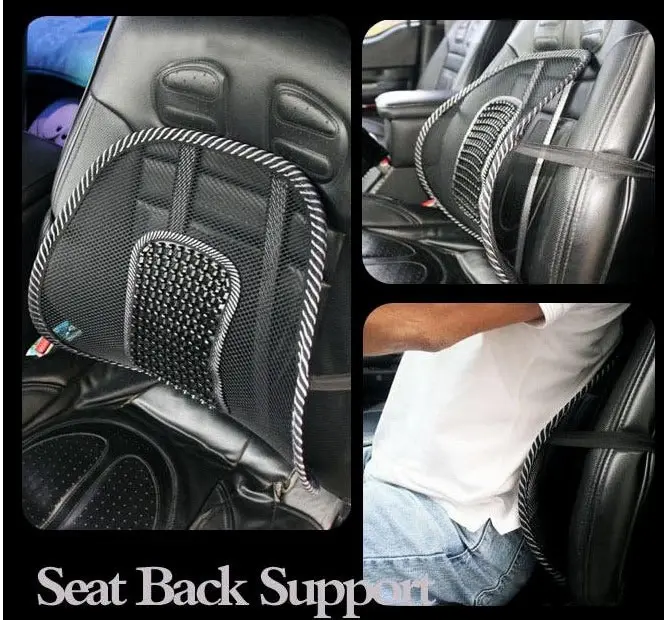 Car/Office/Home Chair 3D Multifunction Back Lumbar Support Massage Cushion