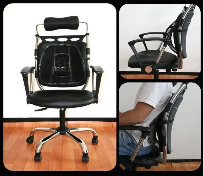 Car/Office/Home Chair 3D Multifunction Back Lumbar Support Massage Cushion