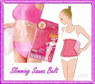 Sauna Slimming Belt Belly Waist Wrap Shaper Sweat Burn Fat Cellulite Weight Loss