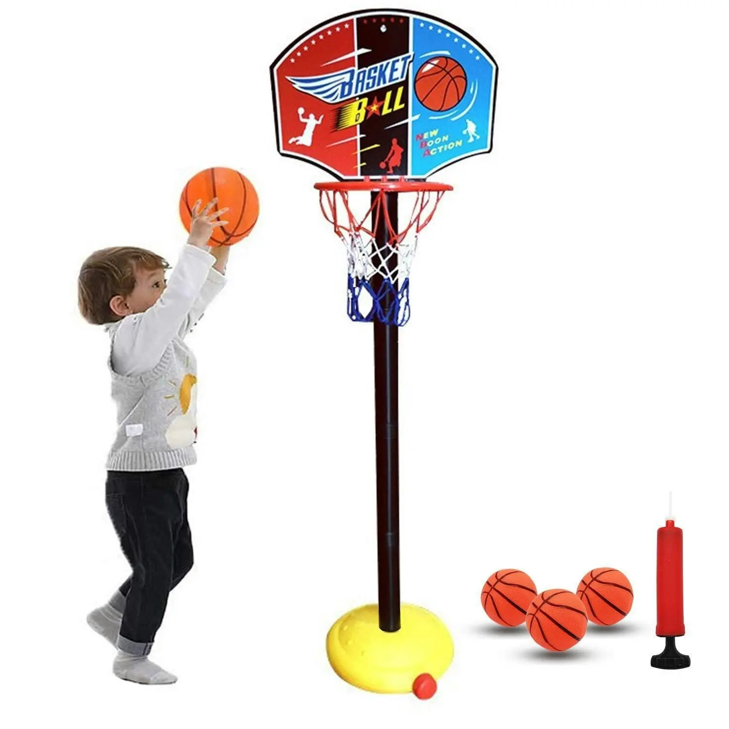 Portable Mini Toddler Kids Basketball Stand Kit