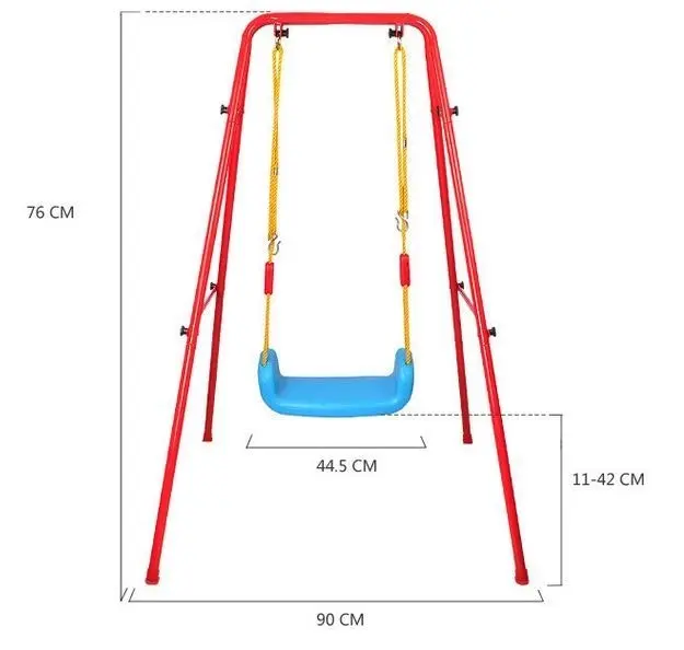 Kids 2 In 1 Swing and Basketball Set