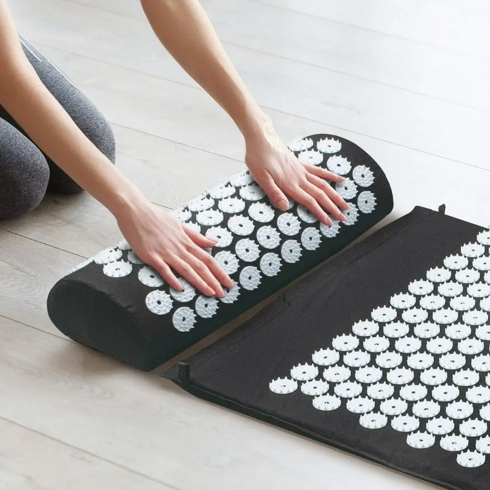 Acupressure Mat Massage Yoga Bed Cushion & Pillow Set